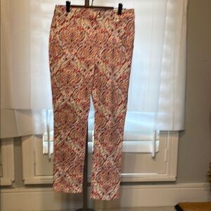 Chico's Multicolor Patterned Ankle Pants